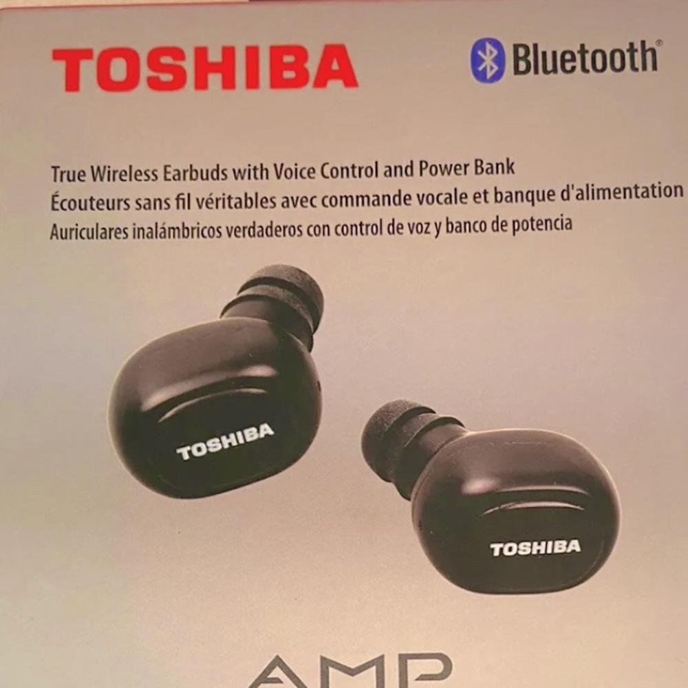 NEW Toshiba cordfree  earbuds
